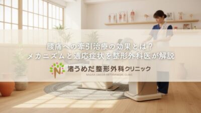腰痛への牽引治療の効果とは？メカニズムと適応症状を整形外科医が解説のアイキャッチ画像